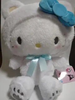 サンリオキャラクターズ　ホワイトベアドールBIGタイプ　ハローキティ