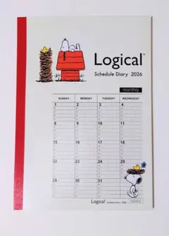 ロジカル　スヌーピー　スケジュール帳