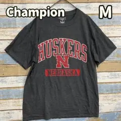 チャンピオン ネブラスカ大学 Tシャツ カレッジ グレー M 半袖【か192】のサムネイル