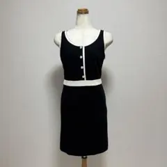 マリークワント　ロンドン　ワンピース　ドレス　ブラック　タイト　Mサイズ