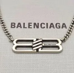 BALENCIAGA BBロゴ ネックレス