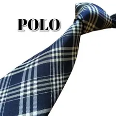 ★POLO★　ポロ　ネイビー系　チェック柄　日本製のサムネイル