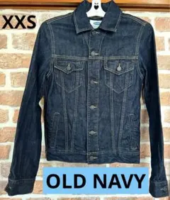 オールドネイビー　ダークブルー デニムジャケット Gジャン　XXS MF45