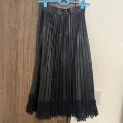 zara ロングプリーツスカート