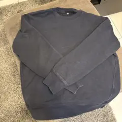 UNIQLO ネイビー スウェット Mサイズ今季購入