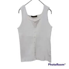w closet ダブルクローゼット 【F】リブニットタンクトップ レディースのサムネイル