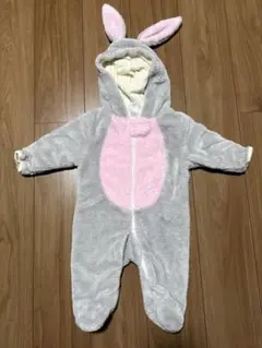 ベビー服　ウサギの着ぐるみ アウター 70cm