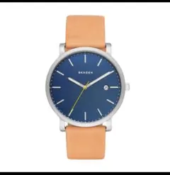 SKAGEN ネイビー 腕時計(クォーツ)