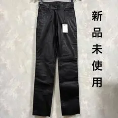 12日(月)まで最終値下げ【新品】羊革 レザーパンツ ブラック シープスキン