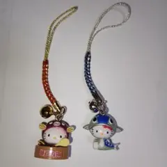ハローキティ ご当地ストラップ 2個セット