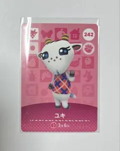 どうぶつの森amiiboカード ユキ