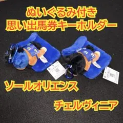 ぬいぐるみ付き　思い出　馬券キーホルダー　チェルヴィニア　ソールオリエンス　2種