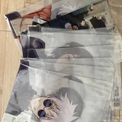 呪術廻戦アニメキャラクター クリアファイル　ラバーチャーム等