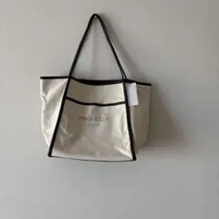 オペークドットクリップ　トートバッグ