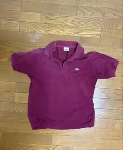 Lacoste バーガンディ ポロシャツ L