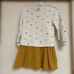 GAP 花柄長袖ワンピース