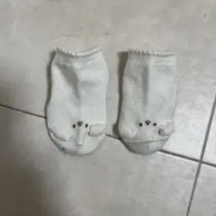 ホワイト ベビー靴下