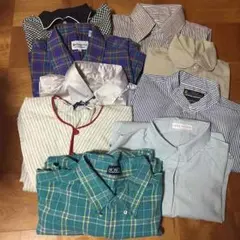 シャツ 格安販売 春物 ブラウス チェックシャツ ストライプシャツ