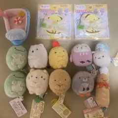 すみっコぐらし コレクション てのりぬいぐるみ パン店長 とかげ 15点