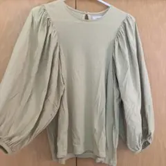 OPAQUE.CLIP パフスリーブ カットソー イエローのサムネイル