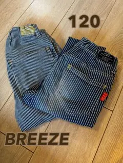 BREEZE ストライプパンツ 120 2点セット