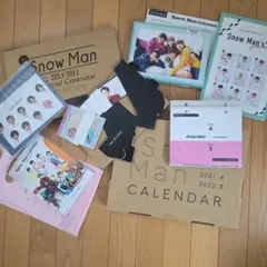 【美品★付属品枚数確認済み】SnowMan オフィシャルカレンダー　5点セット