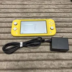 【ジャンク】Nintendo Switch Lite イエロー ACアダプター付