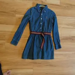 ラルフローレン デニム生地 定番ワンピース 120・130