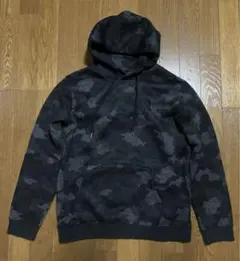 nano universe ナノユニバース　迷彩プルオーバーパーカー 黒 M