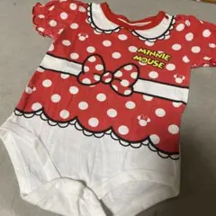 ミニーマウス 赤いベビー服 70-80cm