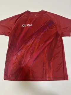 VICTAS 赤 卓球　Tシャツ