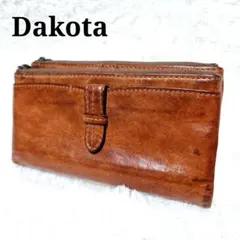 Dakota ダコタ 長財布 本革 ブラウン レザー カード収納 多収納のサムネイル