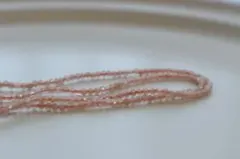 天然石ビーズ オレンジムーンストーン2mm 1連約39cm×3本