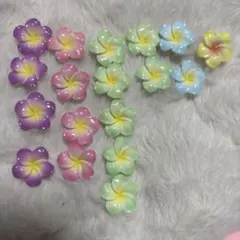 花型デコレーションパーツ 18個セット