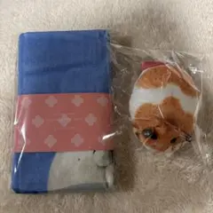 フェリシモ もっちりハムスターポーチ　動物たちのふわふわフェイスタオル