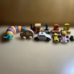 カラフルカタツムリとミニカーセット
