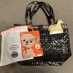 TULLY'S COFFEE トートバッグ グミ　巾着袋　3点セット