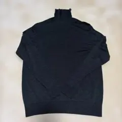 UNIQLO ダークグリーン タートルネックセーター XL