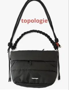 【人気】topologie 黒ショルダーバッグ ストラップ（ORope）新品