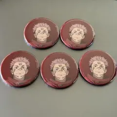 アニメーション呪術廻戦展 呪術廻戦 缶バッジ 両面宿儺 宿儺 渋谷事変5個セット