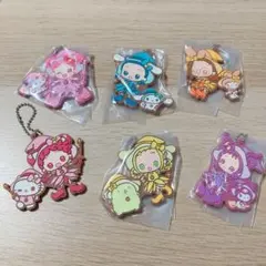 おジャ魔女どれみ　サンリオ　コラボ　ラバーストラップ