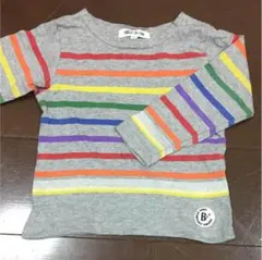 値下げしました！90センチ マルチボーダー ロンＴ