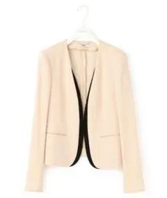 【新品】BEIGE, CINDY / ダブルカラージャケット size6/11号