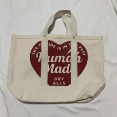 Human Made トートバッグ ハートロゴ キャンバス 大容量 男女兼用 L