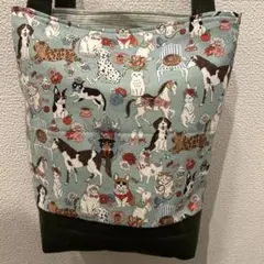 馬・うさぎ・猫・犬　イラストトートバッグ