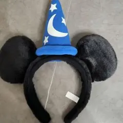 【ディズニー】ミッキー耳 魔法使い帽子 カチューシャ