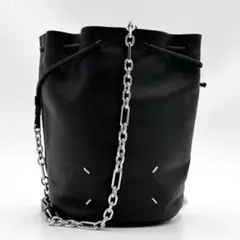 【美品】メゾンマルジェラ TABI BUCKET ショルダー チェーン ブラックのサムネイル