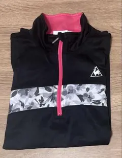 レディース ゴルフ シャツ 黒とピンク