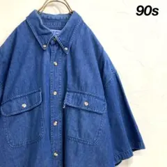 90’s PEPSI ペプシコーラ デニムシャツ ボタンダウンのサムネイル
