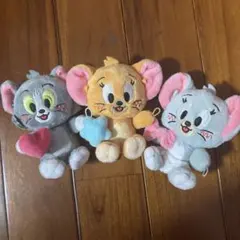 トムとジェリー ぬいぐるみ3体セット